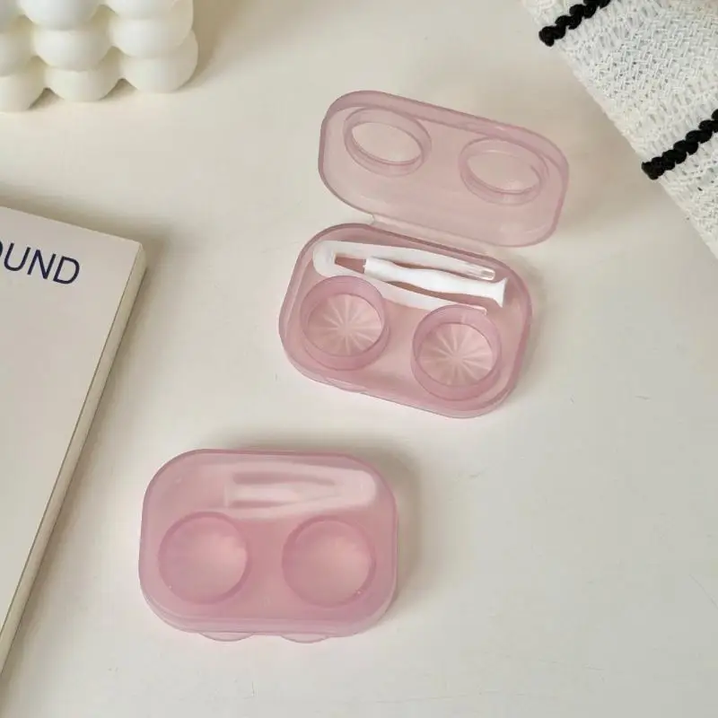 Contact Lens Case Lightweight Integrated Companion Box with Tweezers Waterproof Easy to Carry for Outdoor Trips