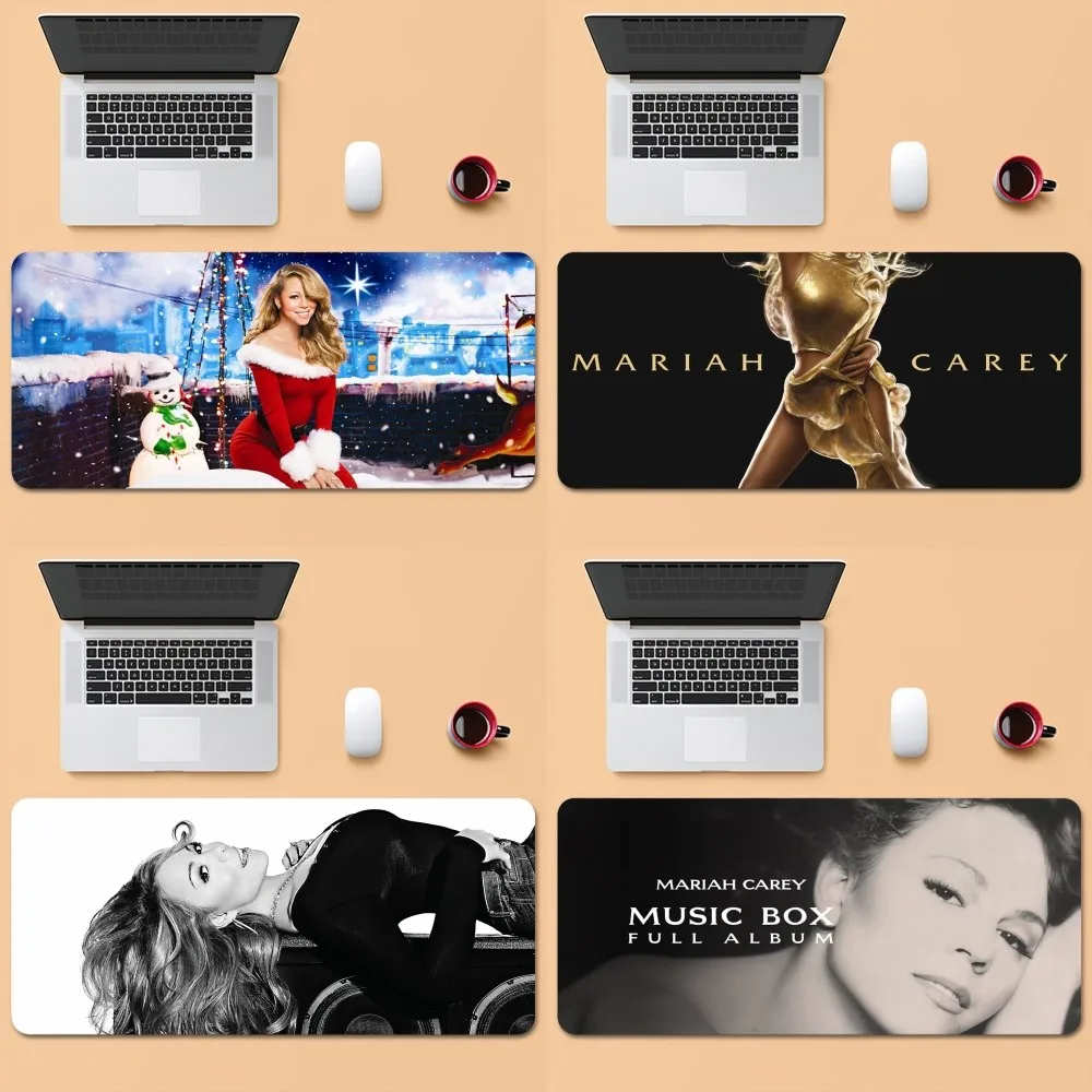 Singer Mariah Carey Merry Christmas Emancipation Mimi Mousepad Office Large Small Computer PC Keyboard Mouse Rubber Game