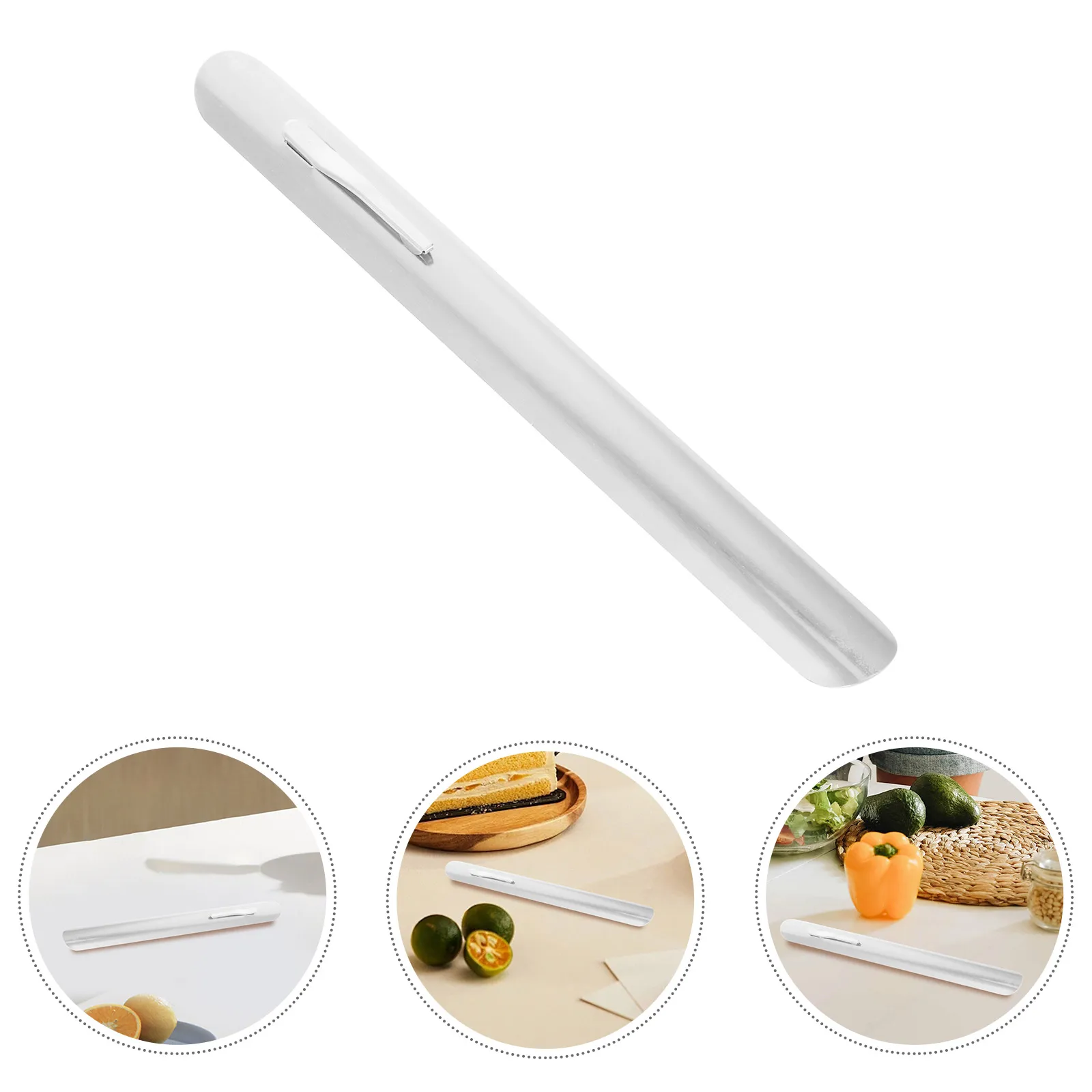 

Aluminum Crumb Sweeper For Waiters Table Cleaner Handheld Food Debris Remover Portable Scooper Restaurant Kitchen Tool Silver