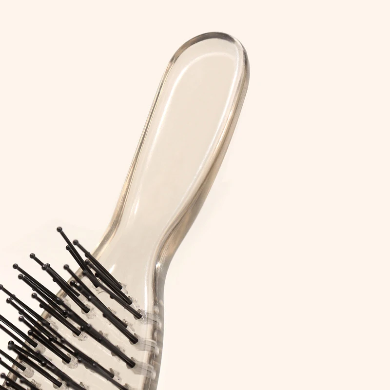 مشط تدليك جديد لتنظيف فروة الرأس ومضاد للكهرباء الساكنة للاستخدام المنزلي، مشط تصفيف الشعر الجاف والرطب ذو الاستخدام المزدوج خاص للشعر المستعار الحقيقي