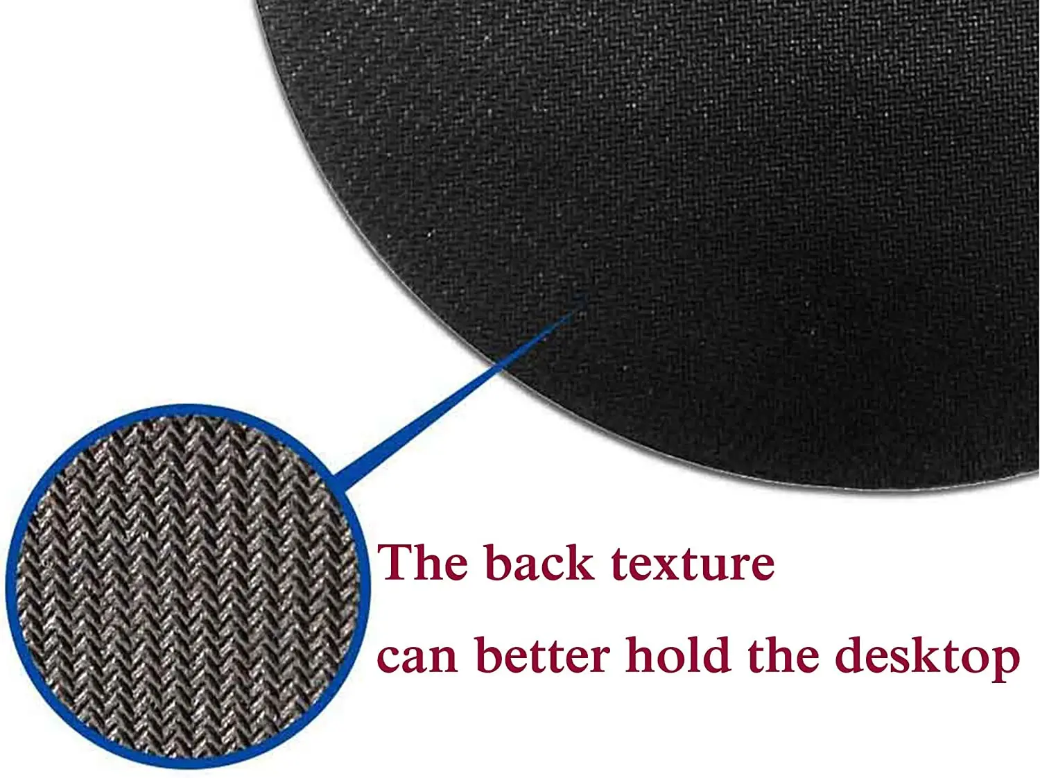 Blue Butterfly Skeleton Skull Waterproof Small Round Mouse Pad 7.9 x 7.9 Inch Non-Slip Rubber Base  Mousepad for Office Home