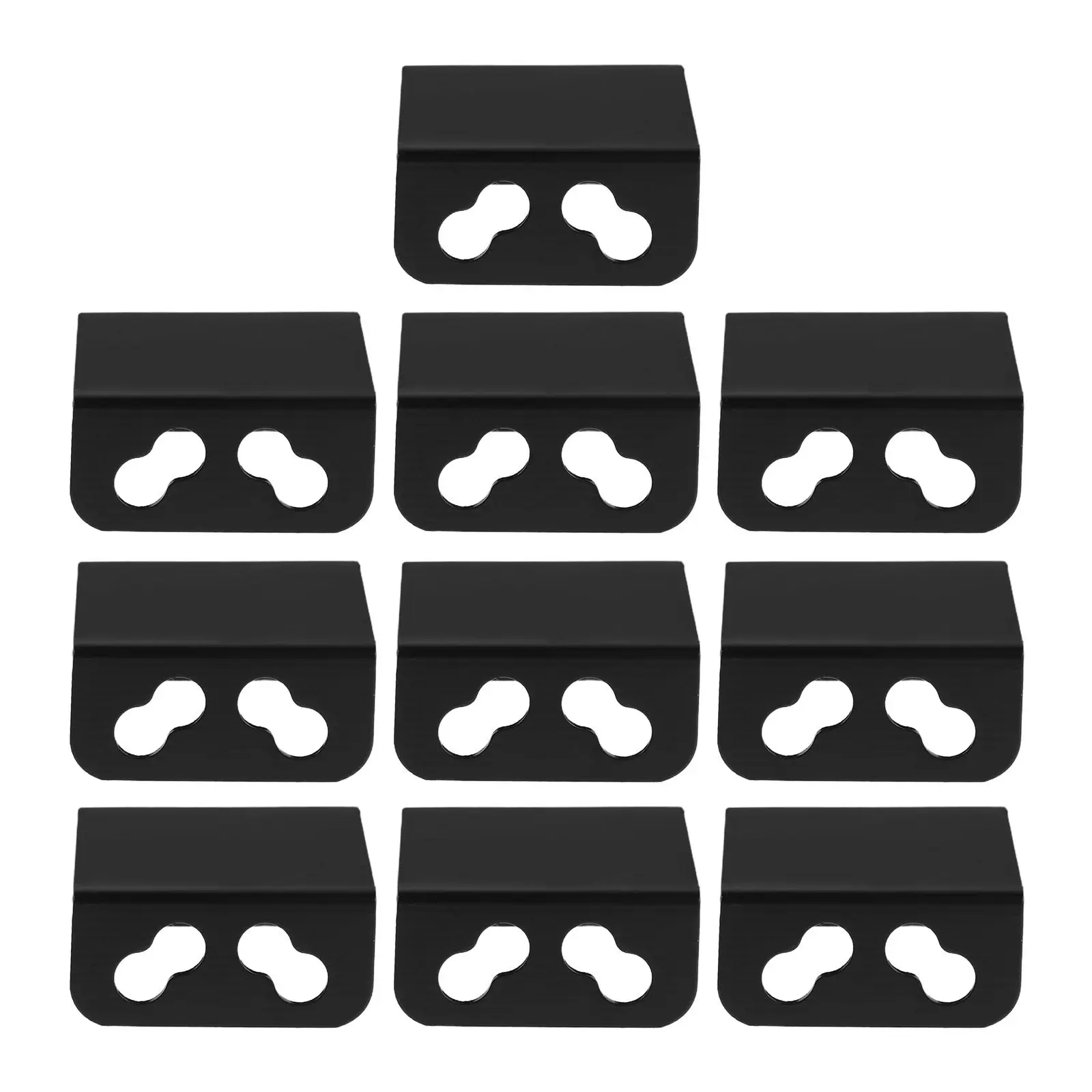 10pcs Computer Accessories Dual Fan Connection Buckle Parallel Design For Cpu Gpu Cooling Bracket Support Laptop Cooling Parts