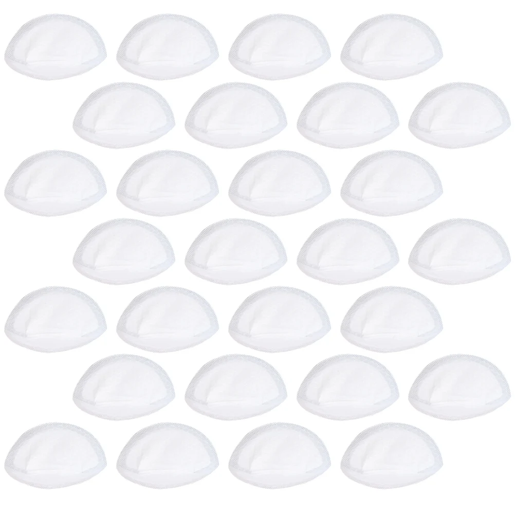 

100 Pcs Breast Pads Non woven Fabric Leakproof Reusable Nursing Covers Milk Pad Packaging Adhesive Fit