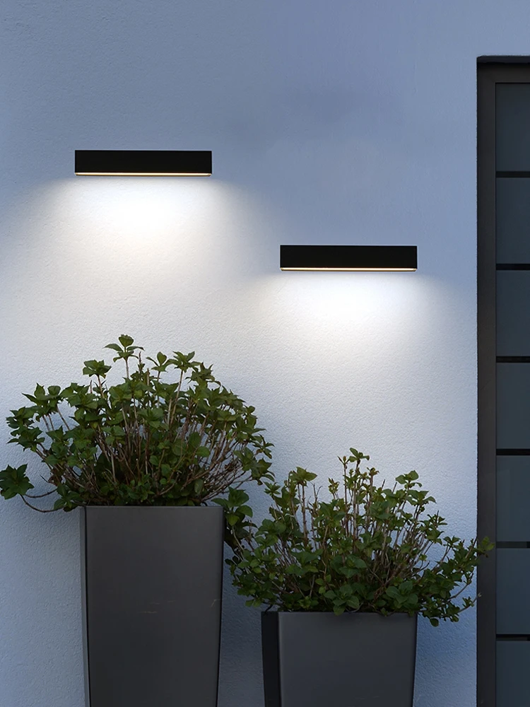 Waterproof Outdoor Light LED Modern Wall Light Indoor Decoration Doorway Courtyard Wall Light Minimalist Villa Led Wall Lamp