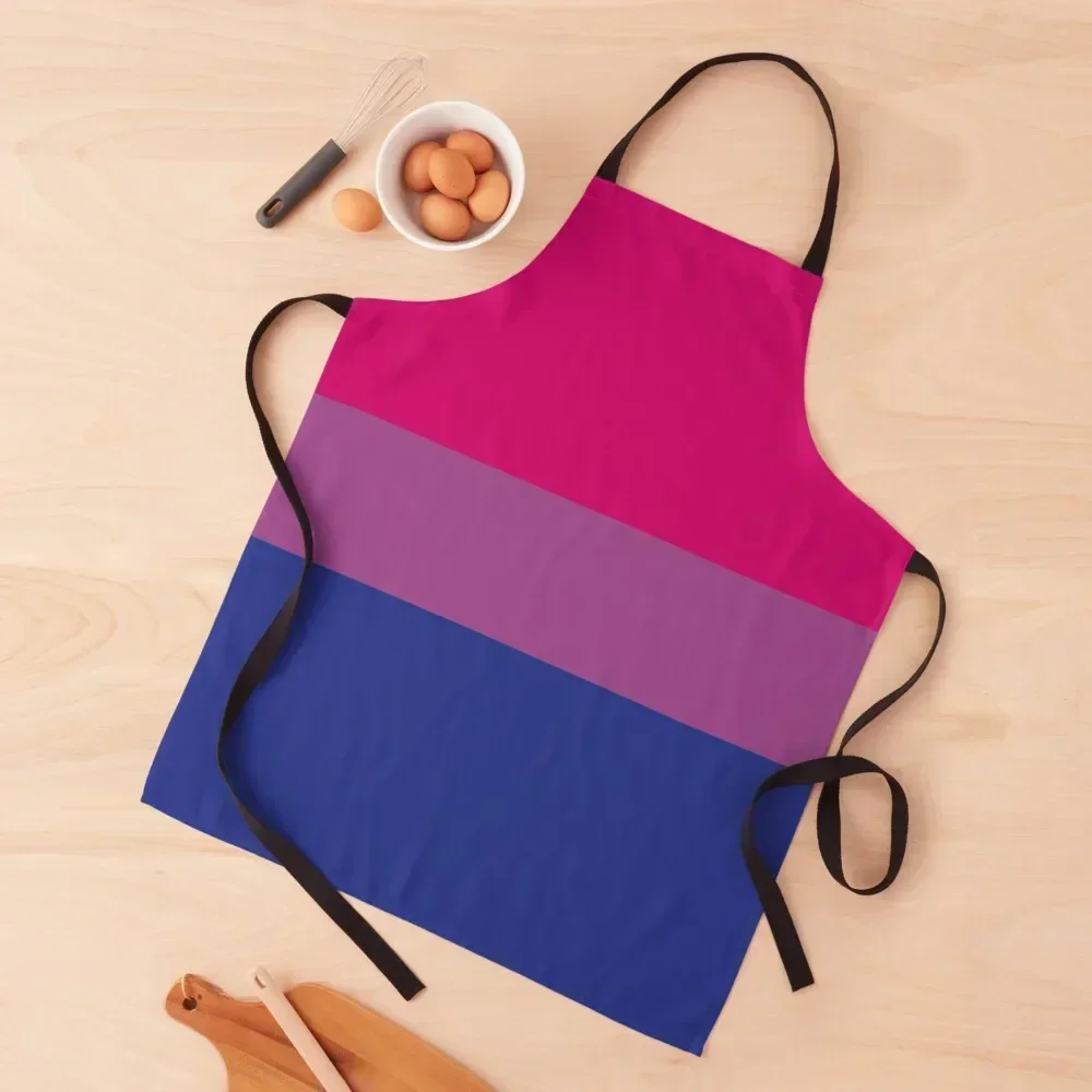 

Bisexual Pride Bi Flag Colors LGBTQ+ Apron Children'S men professional kitchen Chef Uniform For Men Apron