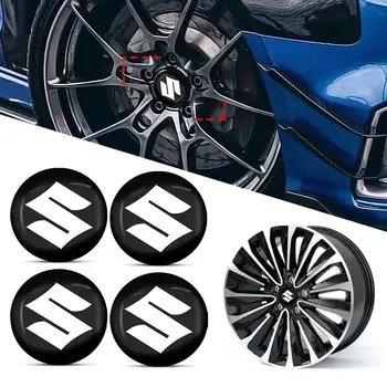 4ks 56mm kryt středu kola, samolepka na náboj kola pro Suzuki Swift Sport Jimny Grand Vitara Alto SX4 Samurai přes Ignis 10 nejlepší prodej Samolepky na Suzuki Swift - №5