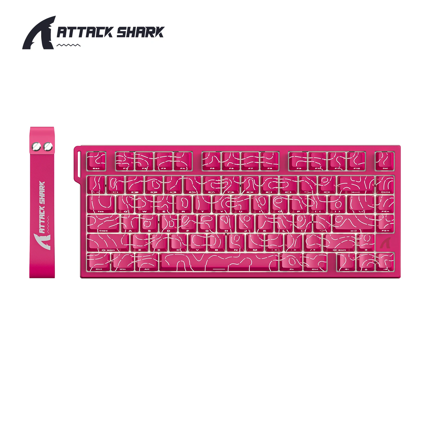 

ATTACK SHARK R82 HE Wired 8KHz Magnetic Keyboard With 0.005mm RT Accuracy,Support RT/Snap Tap/DKS/MT/TGL,RGB Lighting