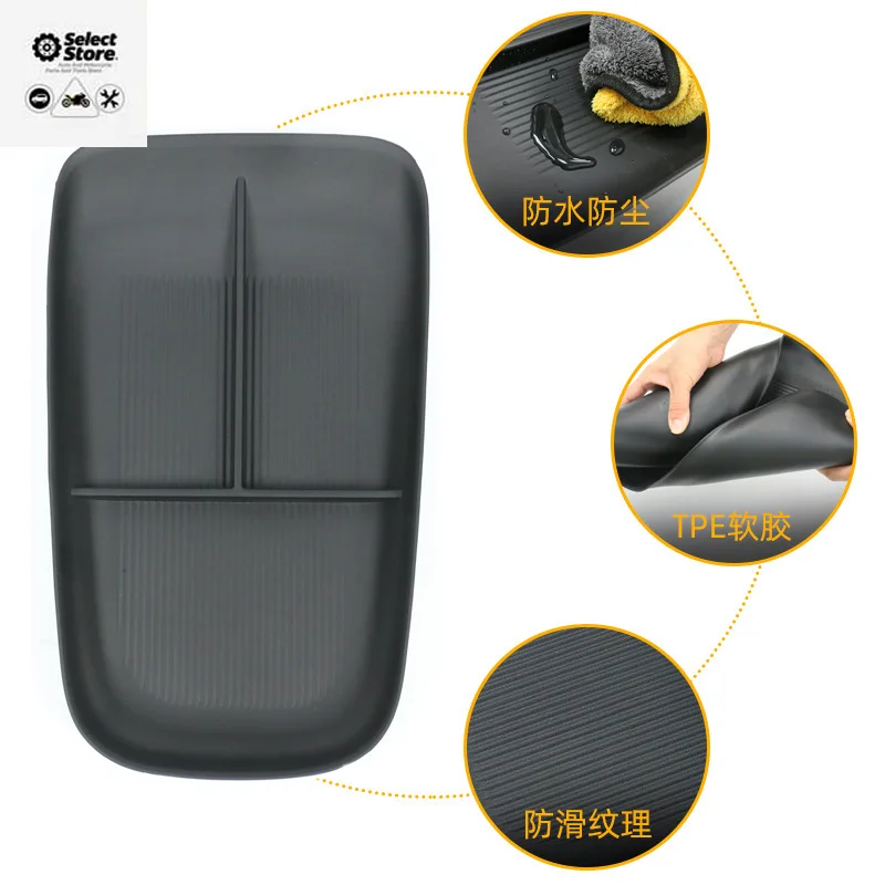 Suitable for NIO ET5 central control double-layer TPE soft rubber storage box upper and lower storage box