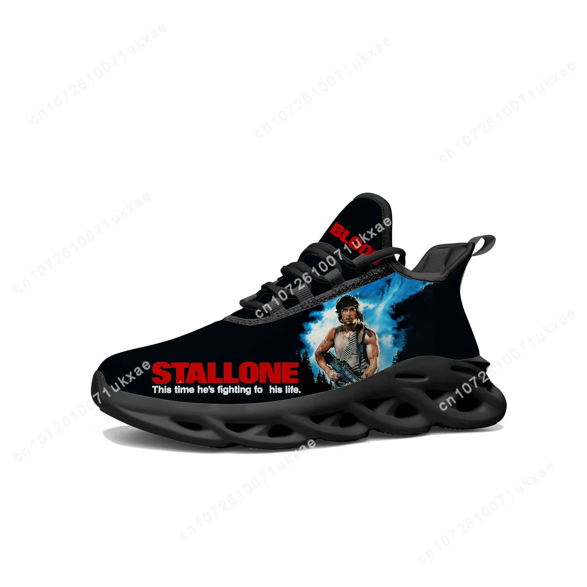 first blood Movie Flats Sneakers Mens Womens Sports Running Shoes High Quality Sneaker Lace Up Mesh Footwear custom made Shoe