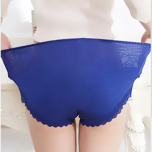 5XL Plus Size Women Underwear Female 100-150kg Mother Panties Cotton Crotch Postpartum Oversized Lingerie