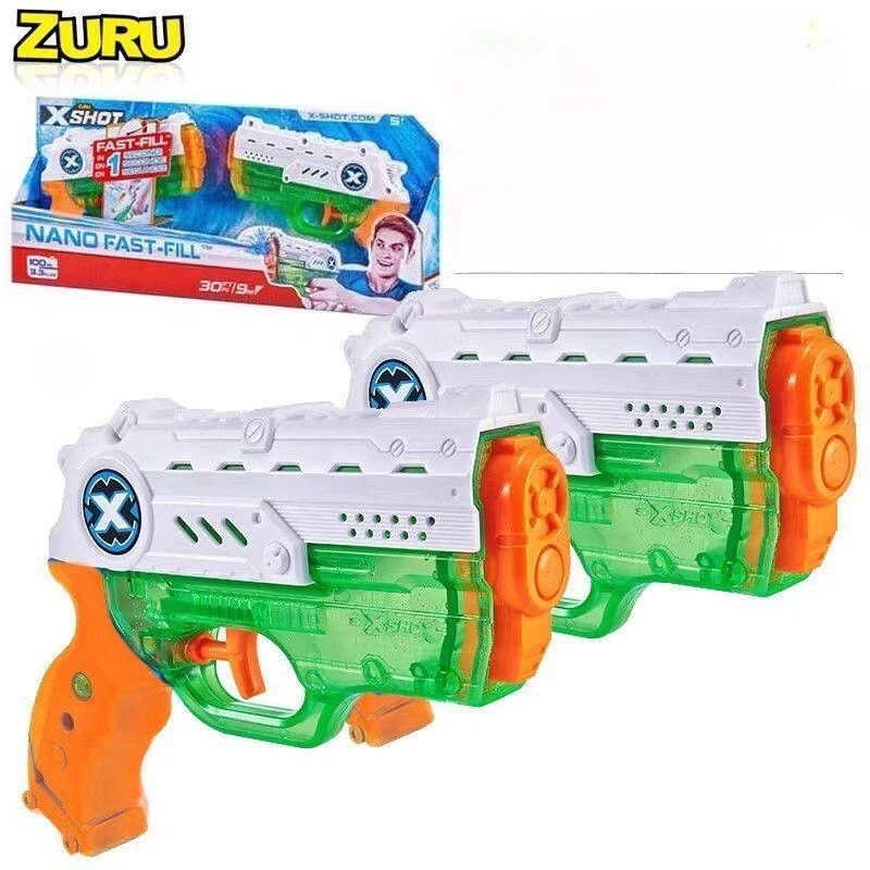 ZURU Water Gun X Shot Water Spray Special Attack Toy Quick Charging Pool Party Toy