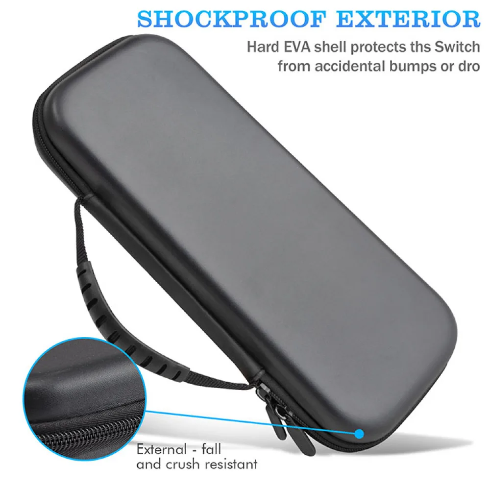 

Black Eva Leather Carrying Case Outdoor Waterproof Dropproof Storage Bag for PS Portal Accessories