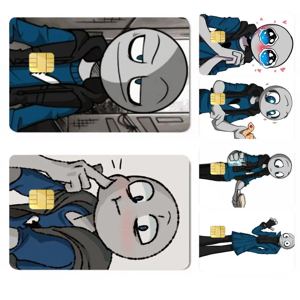 Yandere Peter-r Your Boyfriend Credit Card HD Stickers Easy to replace, change card style anytime as you like