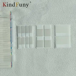 40/80/160 Sheets Transparent Sticky Notes Self-Adhesive Reading Annotation for Books Notepad Bookmarks Memo Pad Index Tabs