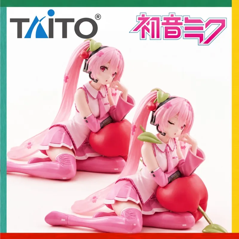 在庫ありオリジナルタイトー初音ミクデスクトップかわいいアクションフィギュアモデル人形新品箱入りアニメキャラクターおもちゃグッズ
