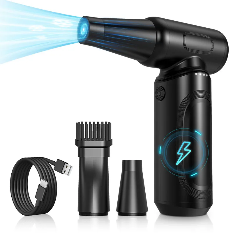 

Handheld Dust Blower, 6000Mah Lithium Battery, Compact Design, Powerful Air Flow, Suitable for Cleaning Laptops and Keyboard Dust, Dust Removal, Inflatable Seat Cushion - USB Rechargeable