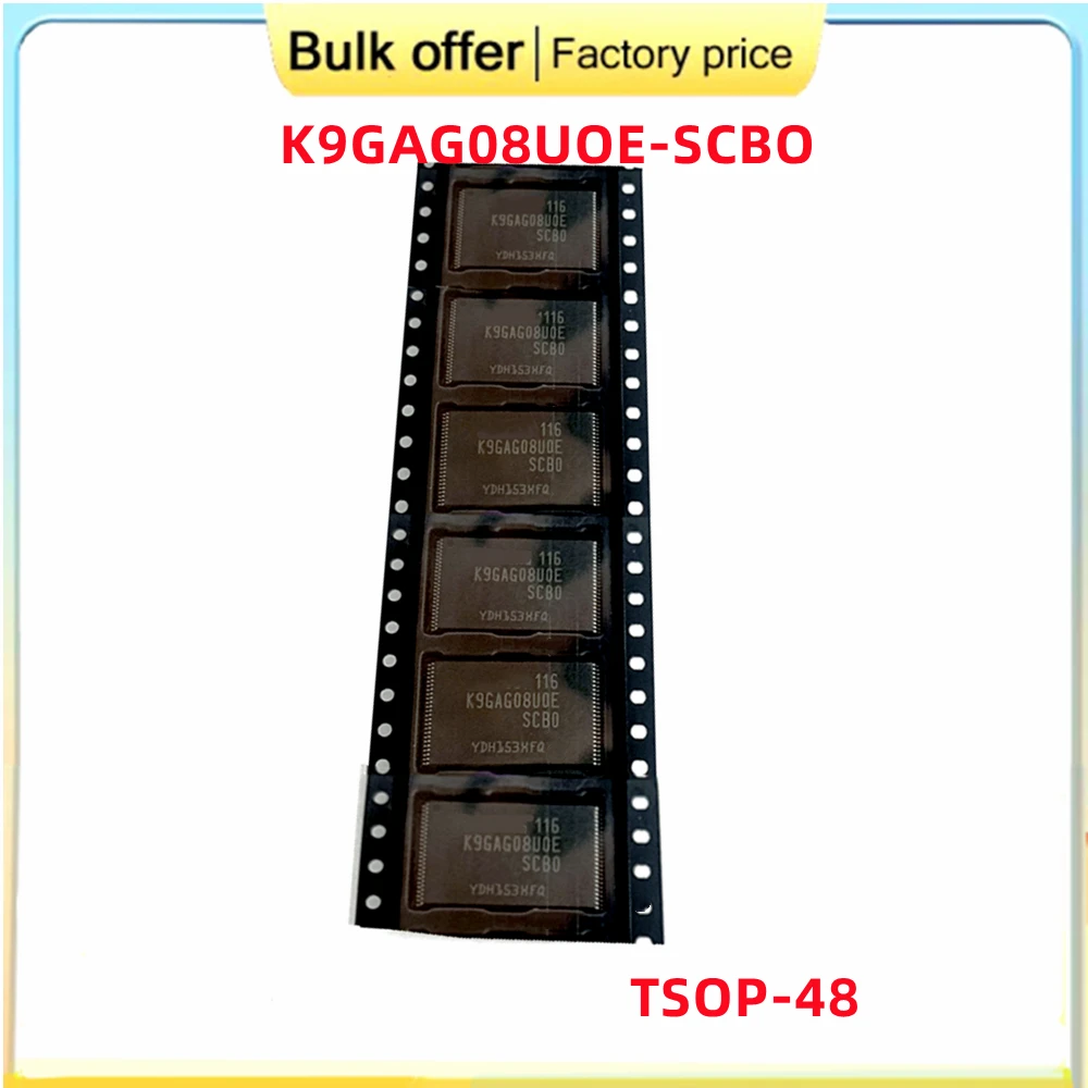 5PCS/Lot original K9GAG08U0E K9GAG08UOE-SCBO K9GAG08U0E-SCB0 TSSOP-48 ic chip Best quality