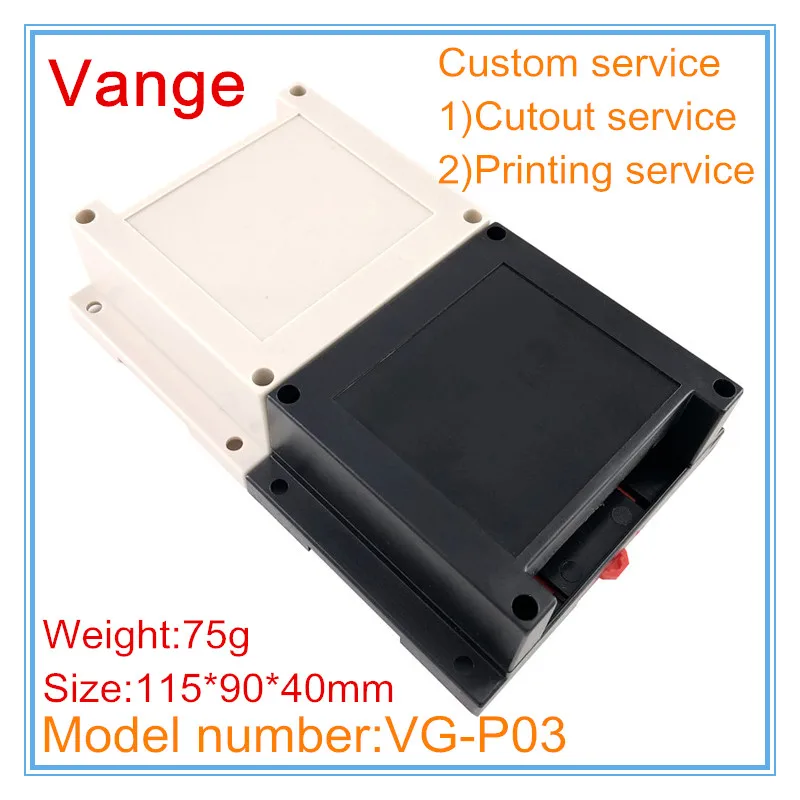 Vange PLC junction box 115*90*40mm ABS plastic enclosure module housing