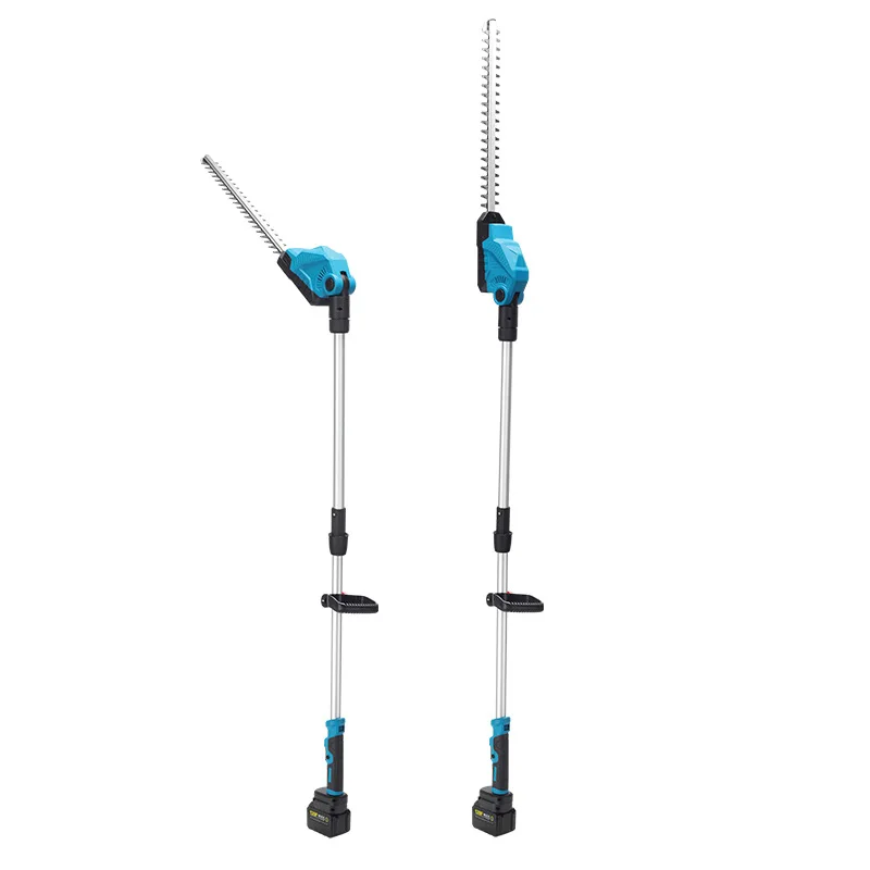 Lithium battery telescopic wireless hedge machine, garden fence tea tree greening trimming machine