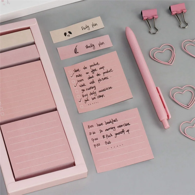 ملاحظات لاصقة فارغة محمولة، منظم علامات تبويب الفهرس ذاتي اللصق للمخطط، والمجلة، والتقويم، 480 ورقة