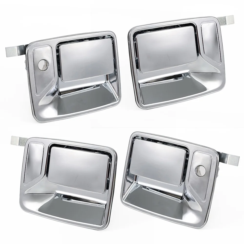 4Pcs Car Exterior Door Handle For Ford F250 F350 F450 F550 Super Duty Truck Excursion 7C3Z2522405AA 7C3Z2522404AA 7C3Z2626601AA