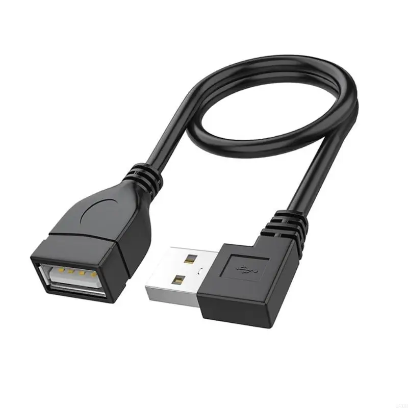 270b كابل USB 2.0 تمديد كابل 90 درجة 480 ميغابت في الثانية نقل سريع