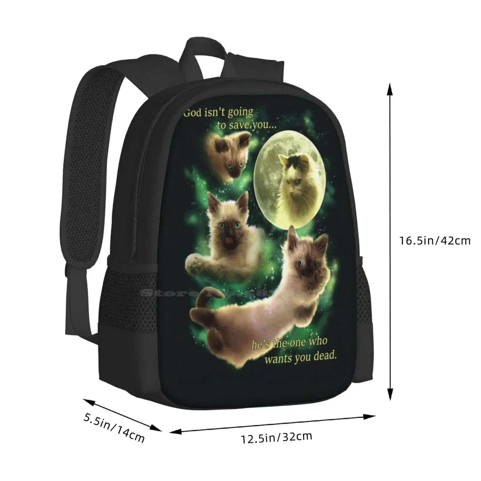 Bolsas escolares para creación de grifo, mochila para portátil de viaje, olla Potroastsmom, grifo para mamá, olla para gato asar, Galaxia Para gato