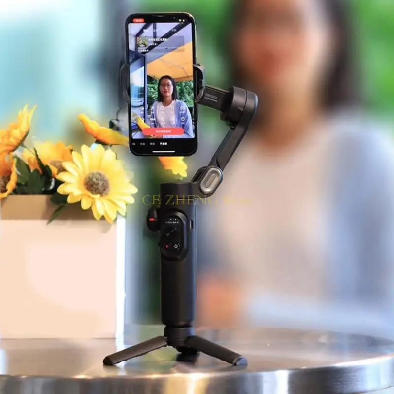 E56B Phone Phone Stabilizer porta palmante tracking facciale per lo streaming live vlog