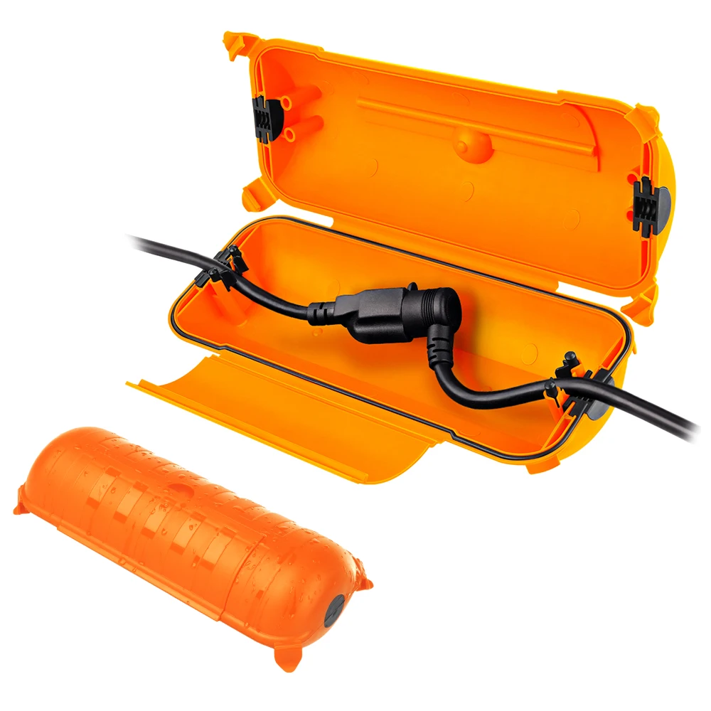 Уличный атмосферостойкий корпус, водонепроницаемый контейнер для хранения, 2 шт., уличные водонепроницаемые распределительные коробки для праздничных огней, инструменты