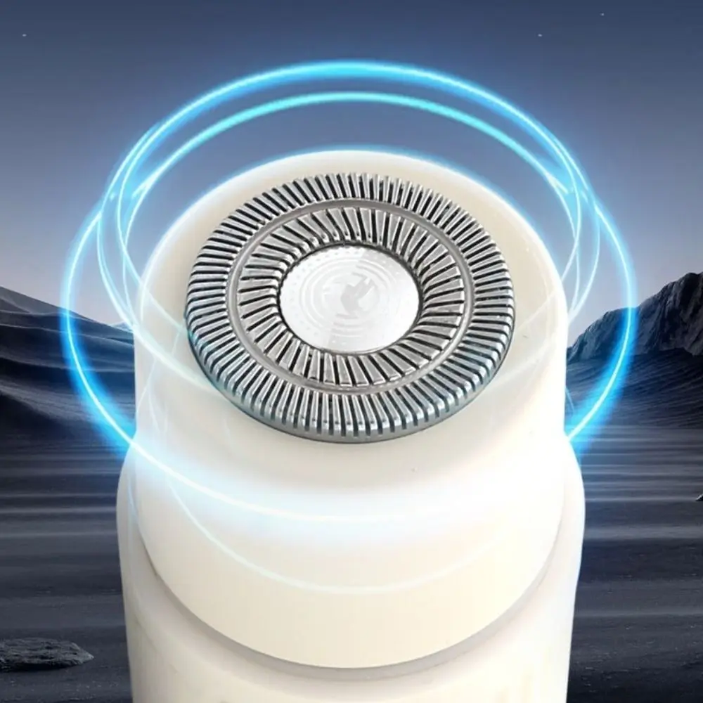 Portable 2 in 1 Electric Shaver Rechargeable Double Head Electric Epilator Detachable Head Hair