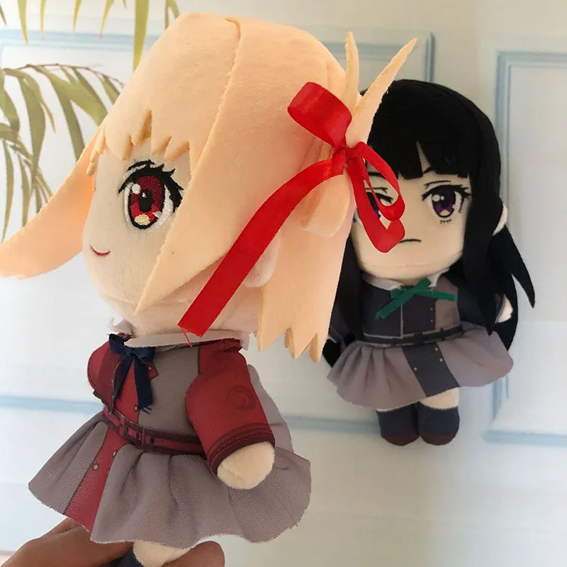 Anime Game Lycoris Recoil Nishikigi Chisato Inoue Takina Soft Stuffed Doll Kawaii Cartoon Plushie Toy Cute Kids Christmas Gift