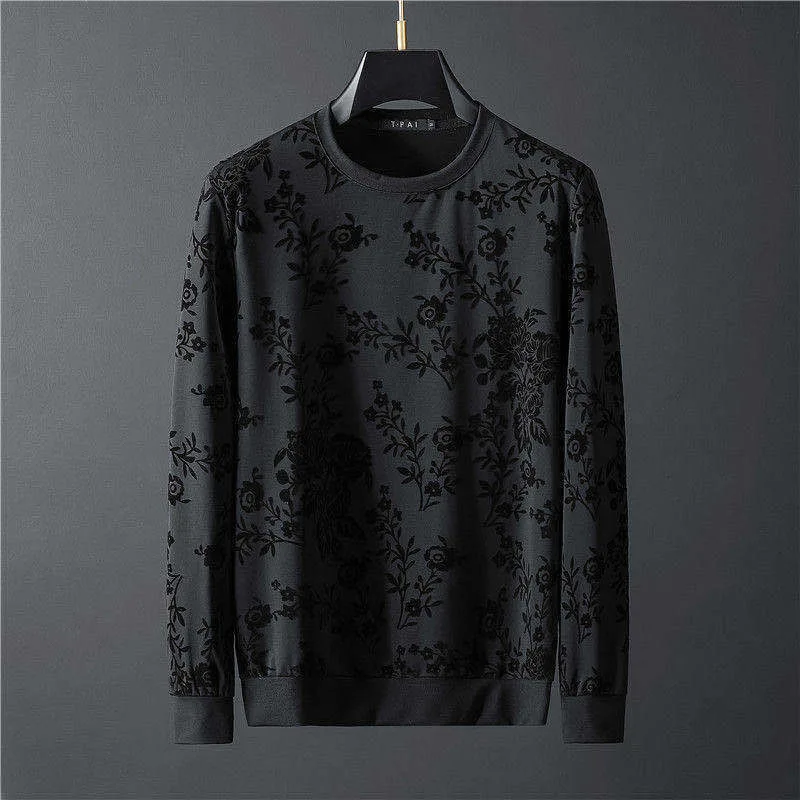 

2024 Autumn European Goods New Personalized Simple Jacquard Round Neck Long Sleeve Sweater