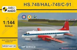 Mark.I Models MKM144130 1/144 HS.748/HAL-748/C-91 VIP MACHINE Model Kit