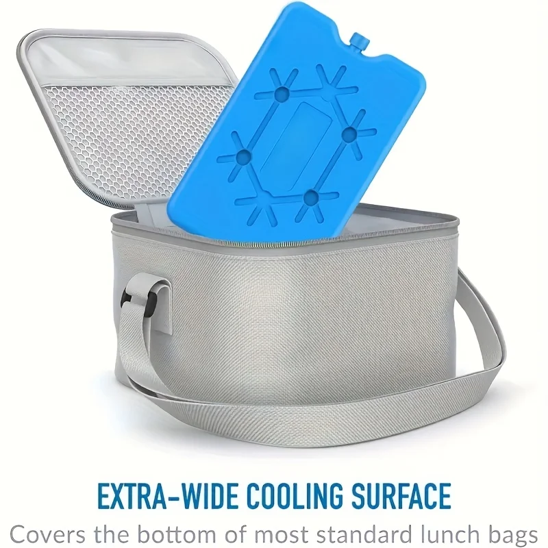 Reusable Ice Packs Portable Cooling Pack Long-lasting Freezer Ice Cooling Water Fill Box FOR Fresh Food Storage Refrigeration