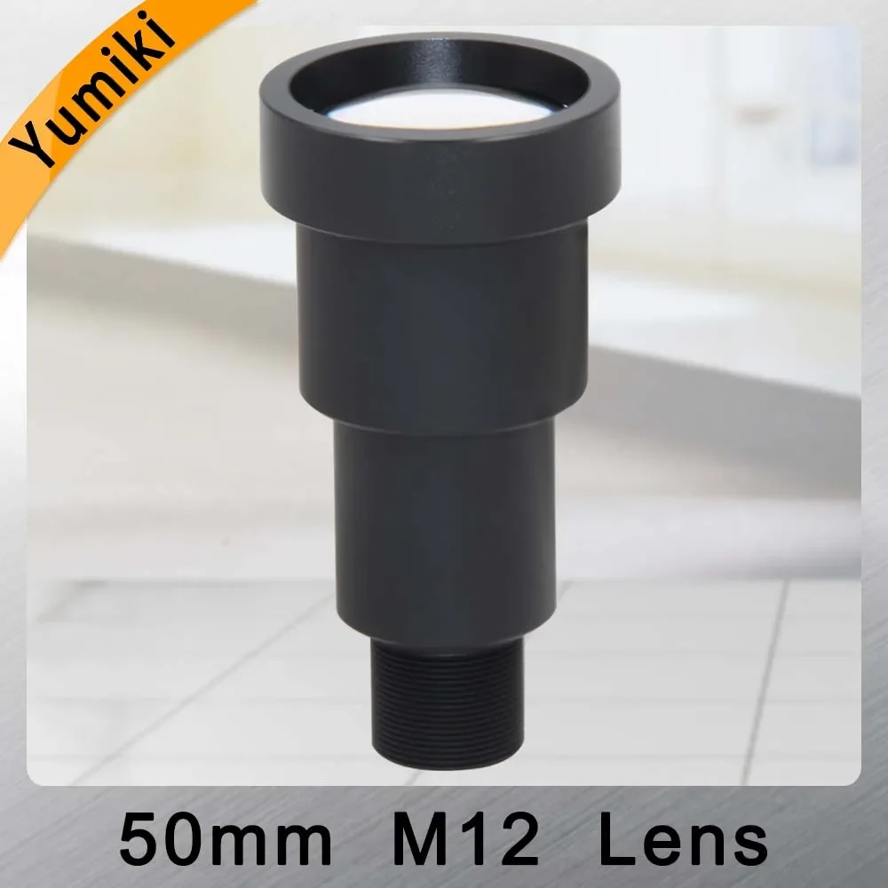 

Yumiki CCTV lens 50mm M12*0.5 7degree 1/3" F1.2 CCTV MTV Board Lens For Security CCTV Camera