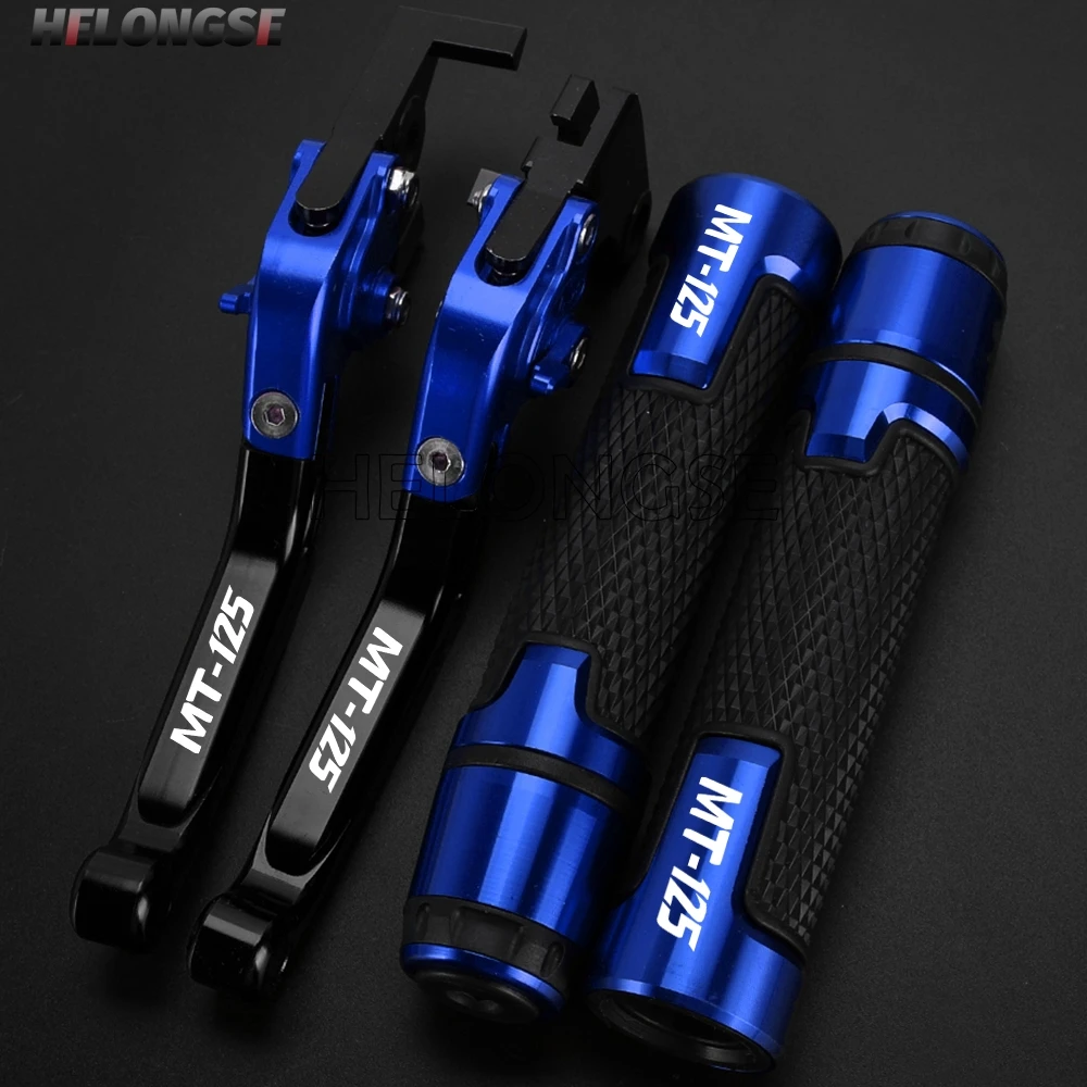 

FOR YAMAHA MT-125 MT 125 2014-2018 2017 2016 2015 MT125 Motorcycle Adjustable Brake Clutch Levers Handle Handlebar Grips Ends