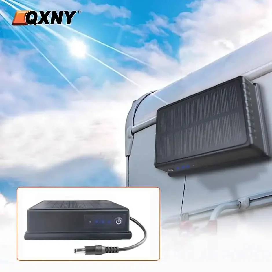 

Solar Energy Magnetic Portable Battery Waterproof 12V Power Bank Supply 9600mAh DC Plug for WiFi Wireless Rear Cam Outdoors CCTV