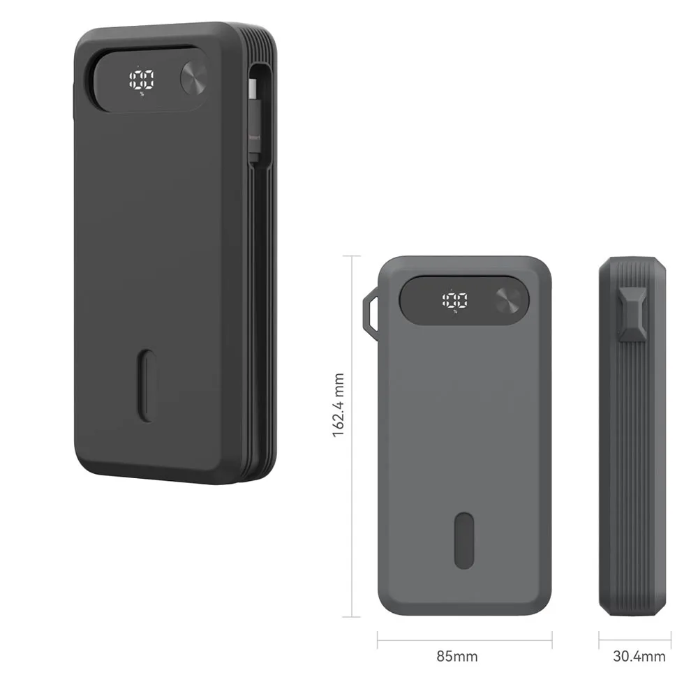 for Anker Power Bank A1383 Silicone Protective Case 87W 20000mAh Shockproof Anti Scratch Anti-Slip Portable Power Supply Cover