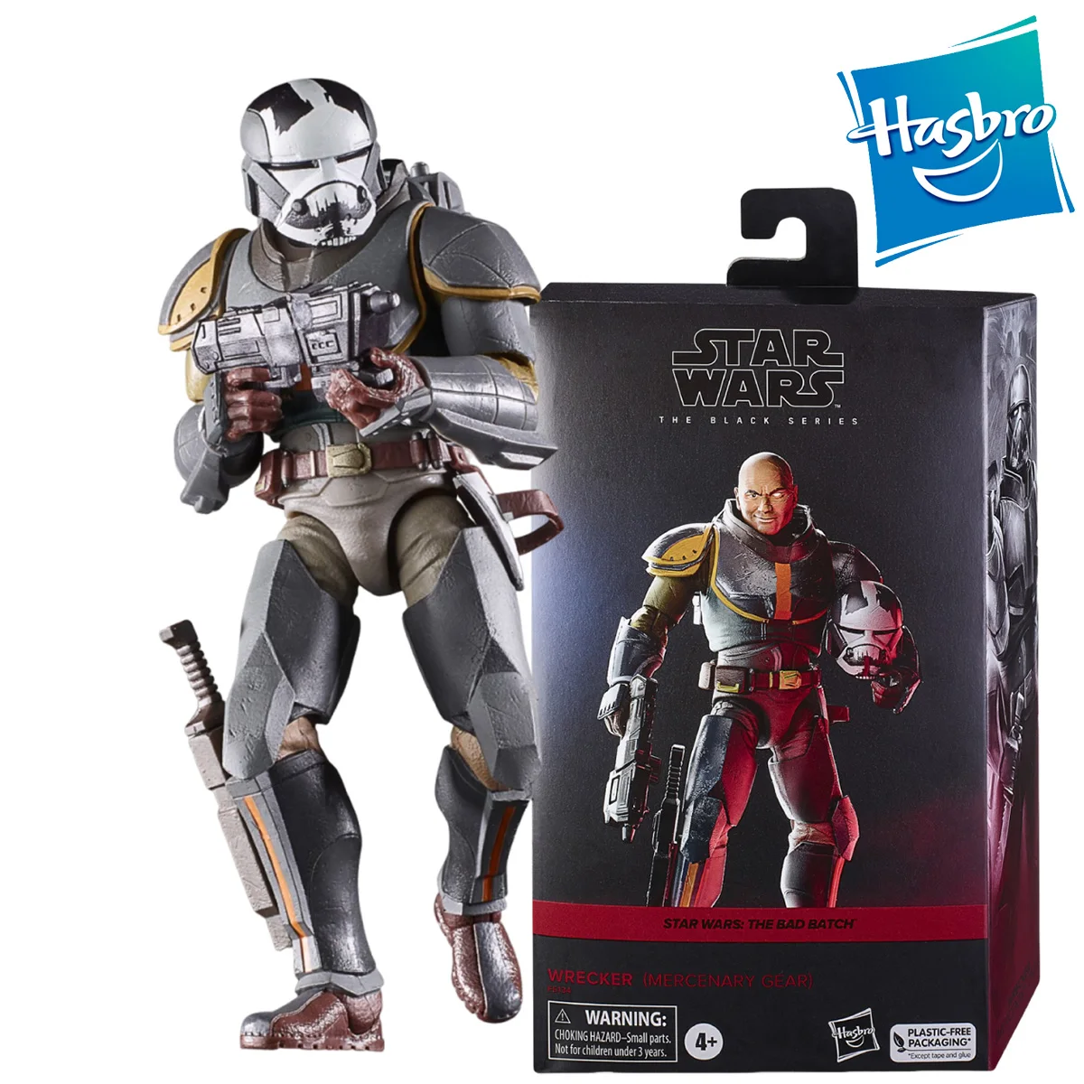 

In Stock Original Hasbro Star Wars The Bad Batch Wrecker Mercenary Gear Action Figure Toys Doll Collection Model Hobby Gifts