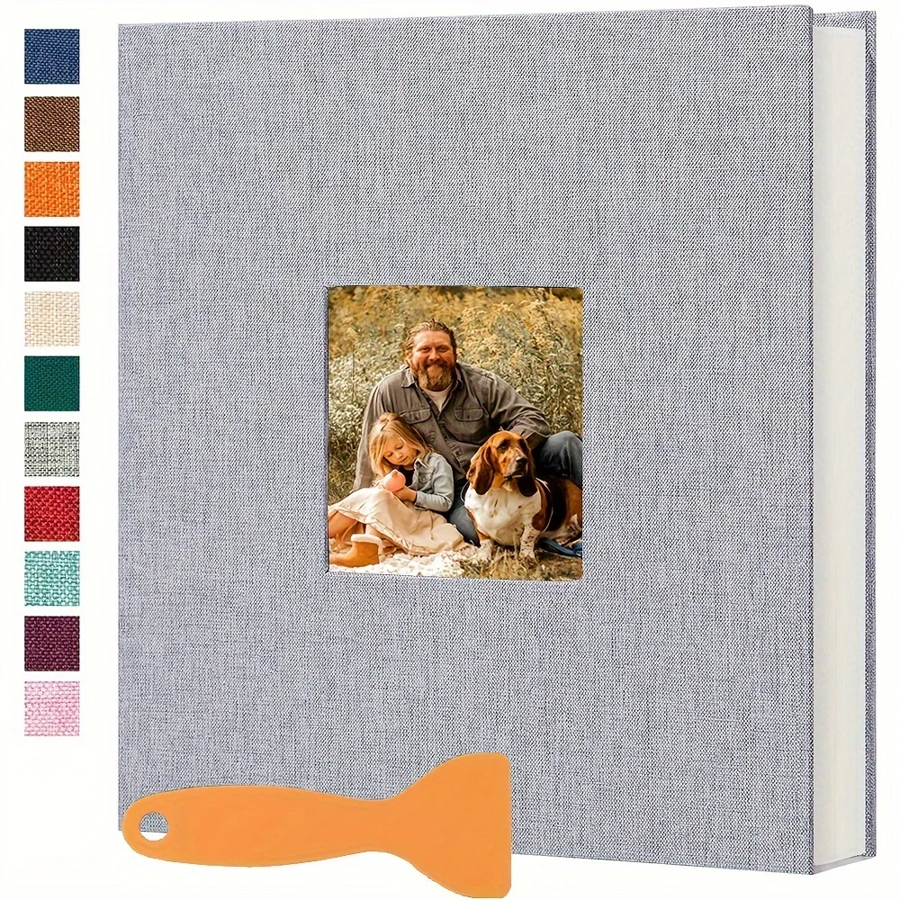 Large Photo Album Self-Adhesive Photo Album Bookshelf Albums 20 Sheets /40 Pages Baby Family Anniversary Wedding Photo Storage