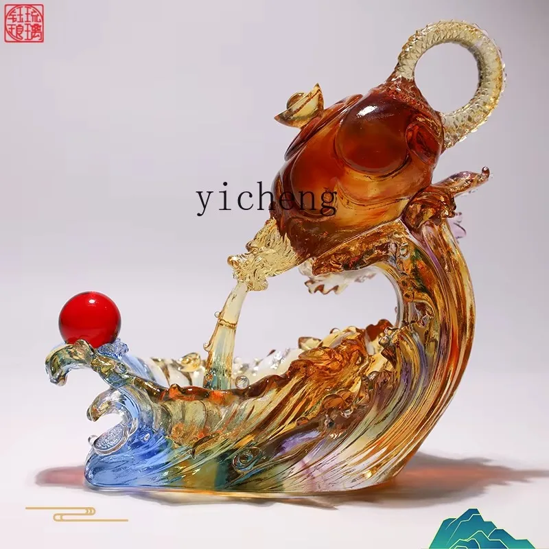 d21 ornament Fu cornucopia living room coffee table wine cabinet home decoration ornament light luxury