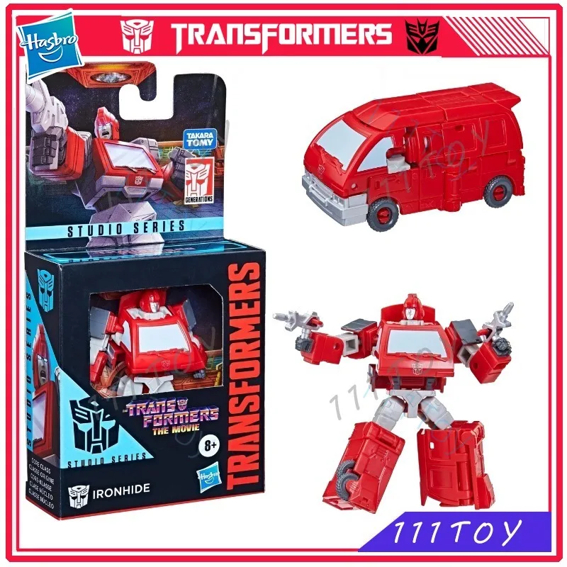 재고 있음 Hasbro Transformers 클래식 장난감 스튜디오 시리즈 코어 클래스 Ironhide 액션 피규어 로봇 장난감 수집품 선물 취미