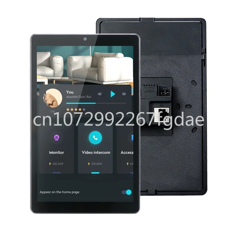 Smart Home Control Panel 8-inch Android 11 Os Wall Poe Tablet with Rj45 Port Rs485