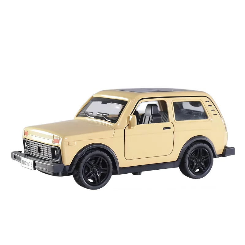 1:36 Alloy Car Model, Reaction Off-Road Car, Three Doors Can Open, Gift Alloy Toy Car view 6