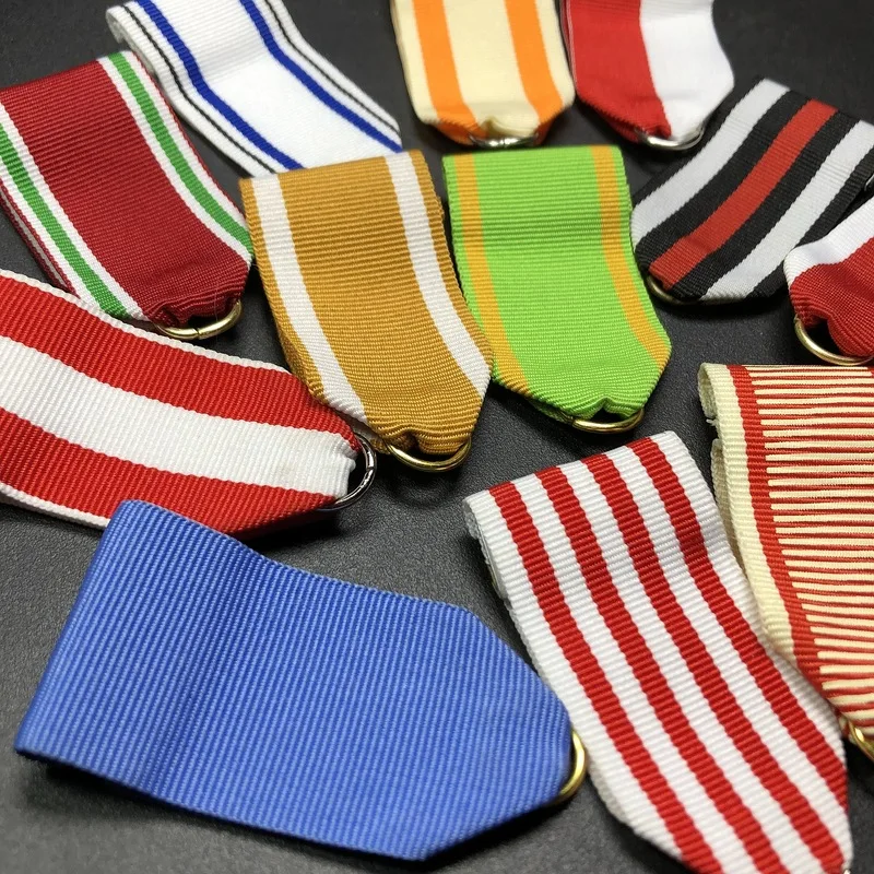 Wholesale medals with German style ribbons, dress accessories, colorful ribbons, medals, hanging pins - view 2