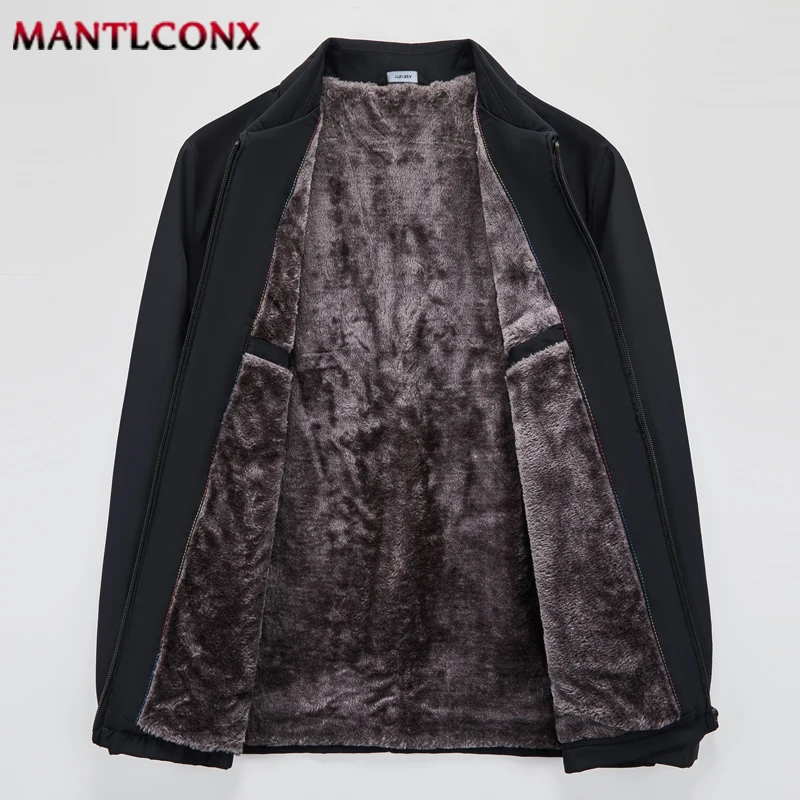 مصدات الرياح بليزرات دافئة الصوف الداخلية الرجال الشتاء سترة الأعمال معاطف سترة جاكيتات للرجال الحرارية الرجال معاطف الشتاء L-XXXL #4