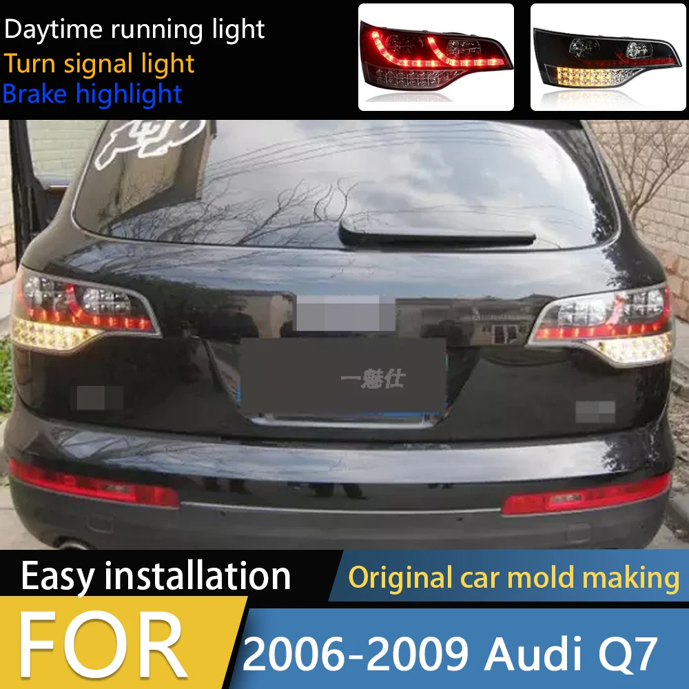 

Upgraded To New Style High Quality Taillight Modified Full LED Rear Light For AUDI Q7 2006-2009 Plug And Play