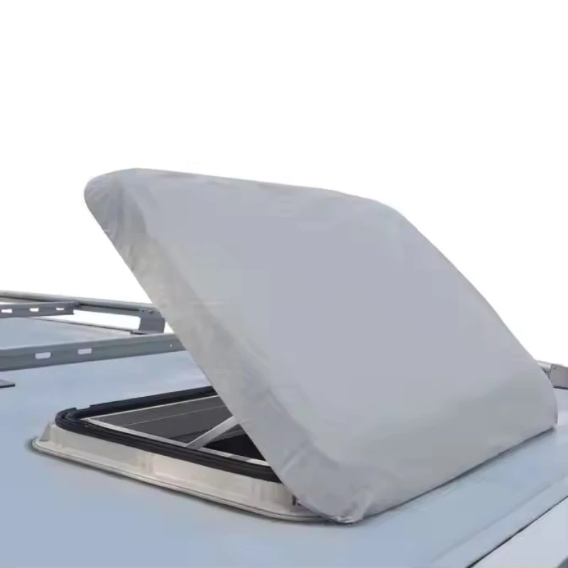 1pc RV 600D Oxford Waterproof Roof Hatch Cover Black/Grey RV Skylight Caravan Roof Vent Window Sunshades Protective Accessories