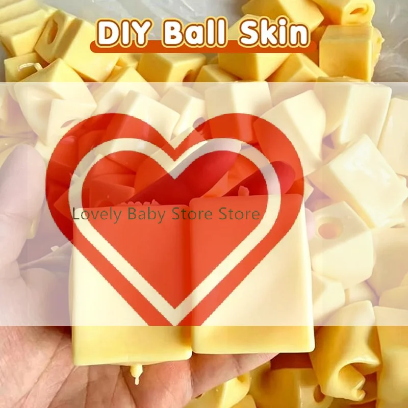 1/2Pcs Cute Empty Ball Casing Sensory Toys Stress Reliel Gifts For Adults Children Best Gift DIY Crafts Develop Manual Skills