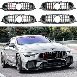 Car Front Racing Facelift Grille Upper Bumper Grills For Mercedes-Benz X290 W290 AMG GT43 GT50 GT53 GT63 GT63S 2018-2024 4Doors